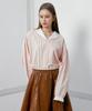 DEWEDEWE Notched Collar Shirt_Pink