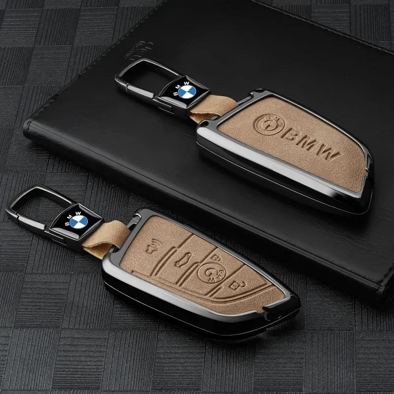 New Zinc Alloy Car Key Case Cover for BMW 7 Series X1 X3 X4 X5 F15 X6 F16 520 525 G30 G11 F48 F39 f30 118i 218i 320i Car A