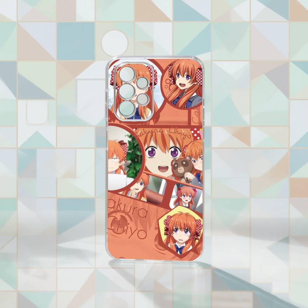 Monthly Girls Nozaki kun Chiyo Sakura  Phone Case For Samsung S25,S24,S21,S22,S23,S30,Ultra,S20,Plus,Fe Transparent Cover