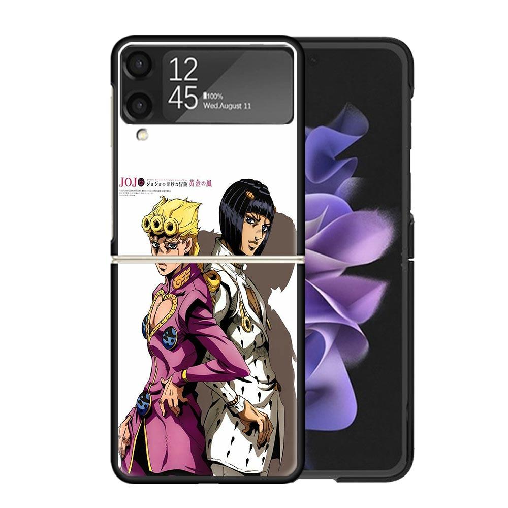 JoJo's Bizarre Adventure Golden Wind Klarsicht-Handyhülle für Samsung Z Flip 7 6 5 4 3 Galaxy ZFlip7 ZFlip6 ZFlip5 ZFlip4 ZFlip3 5G
