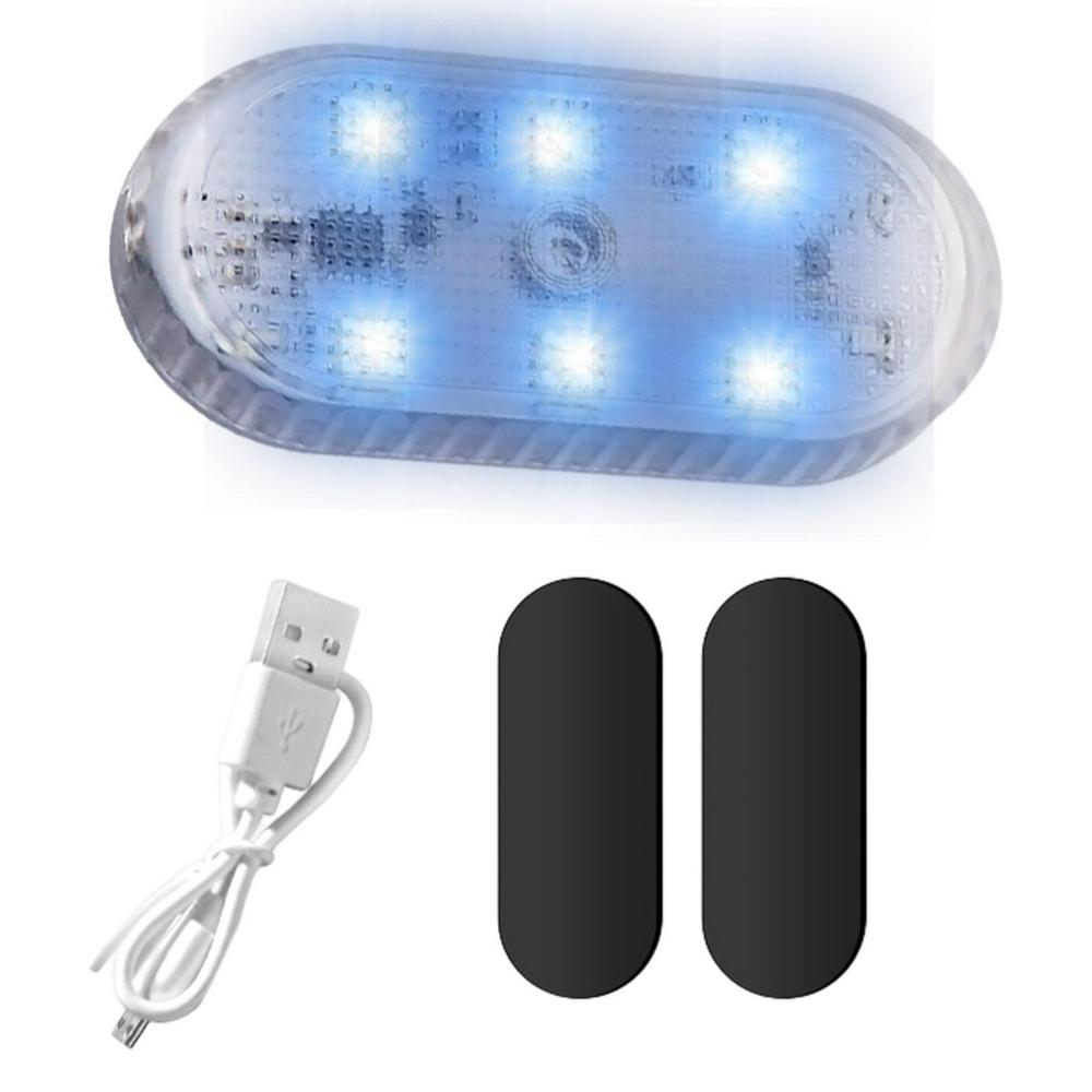 Автомобильные светодиодные фонари Внутренние магнитные светодиодные фонари для автомобиля 7 цветов Подсветка салона автомобиля Внутренние автомобильные фонари Яркие