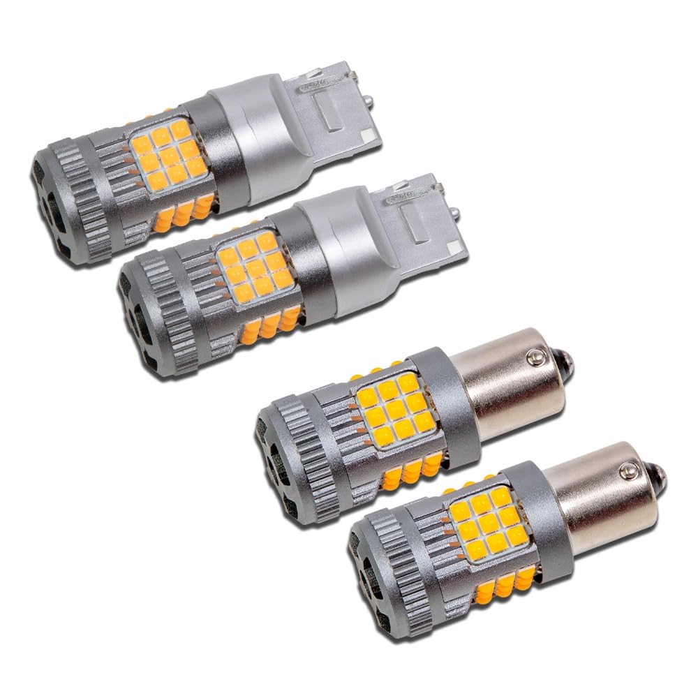 

YOURS Указатели поворота Triton с передними/задними встроенными резисторами, сделанные на заказ, T20, S25, комплект из 4 штук, 1500 лм, янтарный, запчасти, аксессуары, y612-026 [2] янтарь