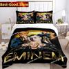 Eminem hip-hop singer All Season Bedding Set Duvet Cover Full Queen King Size Pillowcase Bed Printed Bed Set Aldult Kid Bedroom