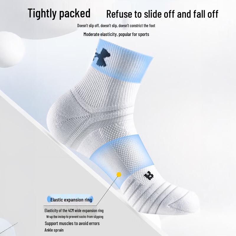 Under Armour Short Ankle Sports Socks (3 Pairs)