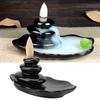 Home Decor Black Glaze Backflow Stick Incense   Ceramic   for Thouse