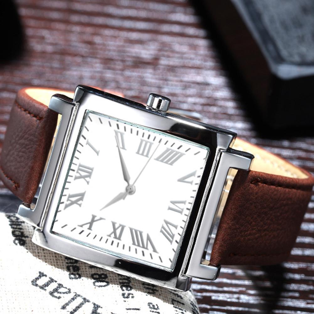 OFNS Montre analogique à quartz unisexe avec chiffres romains et cadran
