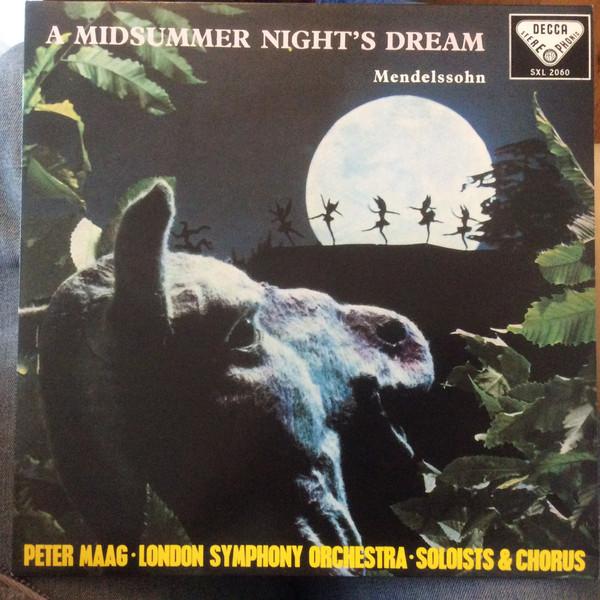 

LP Record MENDELSSOHN, MAAG, LONDON SYMPHONY - Midsummer Night s Dream (-180g) SXL2060 Decca 1995 Non Japan Classical
