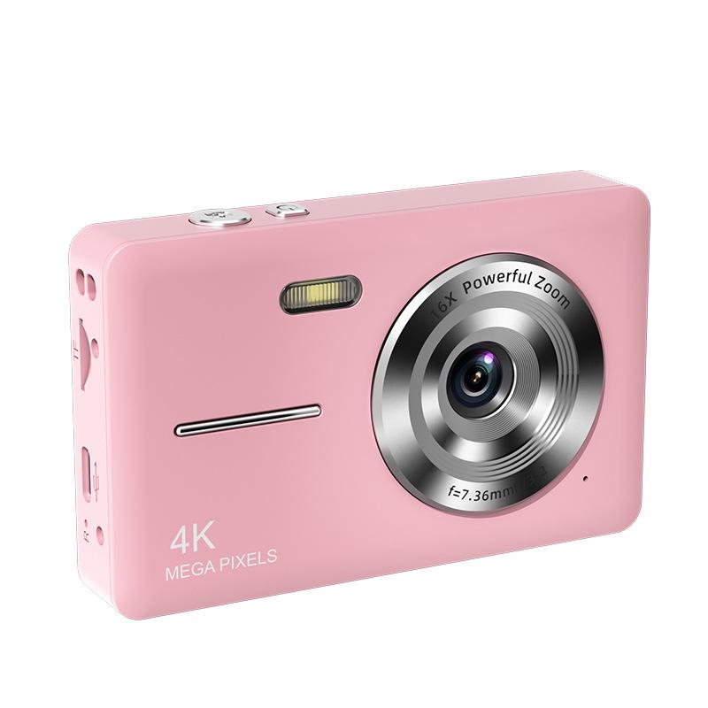 4K HD Mini Portable Camera with 16x Digital Zoom and Beauty Filters