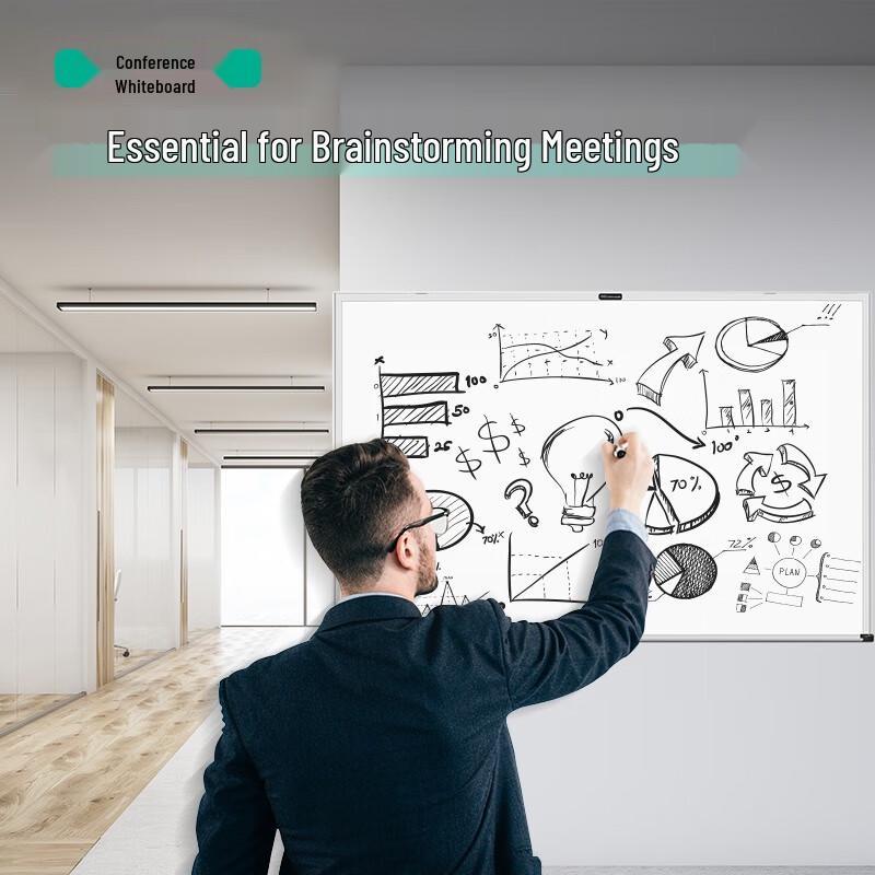 Deli 90x150cm Magnetic Whiteboard