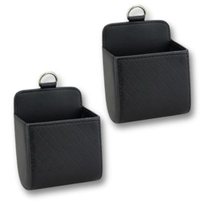 So Car Accessory Storage Hanging Convenient Car Car Interior I'm Happy! Pocket, Type, Accessories, Accessory, 2-pack (black)