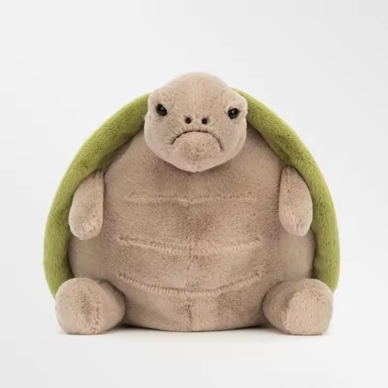 28CM Plüschtier Schildkröte Tier-Serie Niedliches Plüschtier Auf Lager Simulationspuppe Angenehme Haptik Warmes Herz Heilung Geburtstagsgeschenke 28CM grün