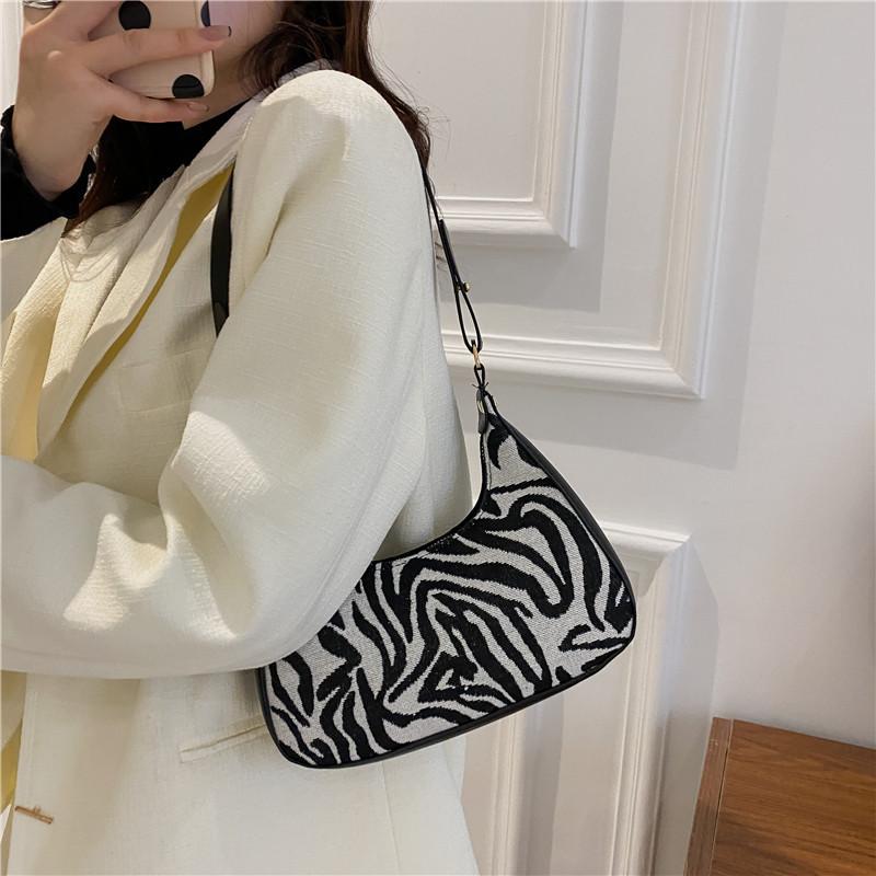 zebra shoulder bag