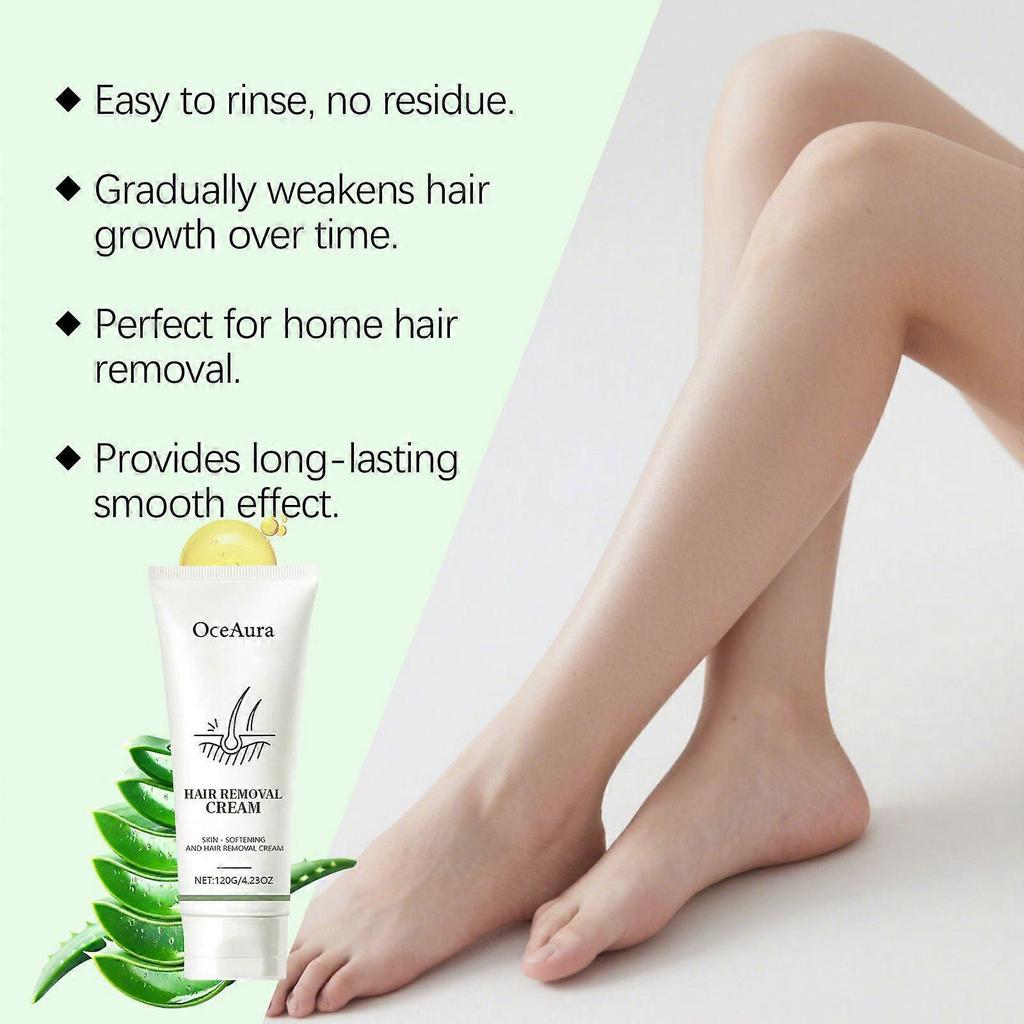 Offerta a tempo limitato!!Oceaura Crema Depilatoria Delicata per Pelle e Capelli, Con i Suoi Ingredienti Delicati, Idrata, Nutre E Leviga il Corpo, Rimuovendo i Peli Delicati