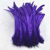 50Pcs Purple Rooster Tail Feather Rooster Feather 25-30CM 10-12" Pheasant Feathers for Crafts Pheasant Feathers Plumas Carnaval
