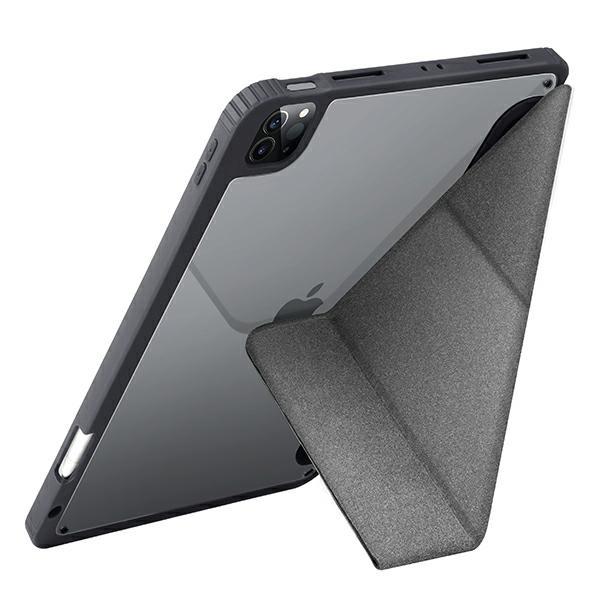 Uniq Etui Moven Ipad Pro 12,9 (2021)Antimicrobial Szary/Charcoal Grey