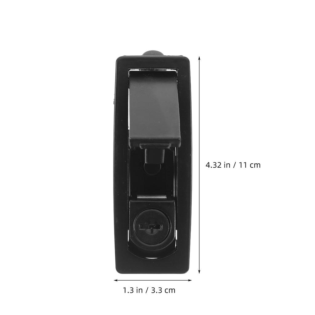 1Set Alloy Electric Cabinet Door Lock Flat Bounce Design Secure Locking for Electrical Panels Distribution Boxes High Cost
