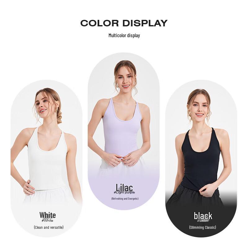OEING Women's Racerback Sports Bra Yoga Top