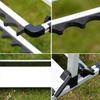 Upgraded 12 Slots Fishing Rod Rack Holder Aluminum Alloy Trekking Poles Bracket Display Stand Organizer Tackle Support Mount