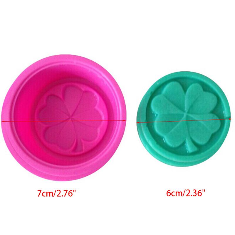Four-Leaf Clover Handmade Diy Silicone Soap Mold Fondant Cake Decorating Tools