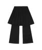The Coldest Moment Tcm Skirt Layered Pants (Black)