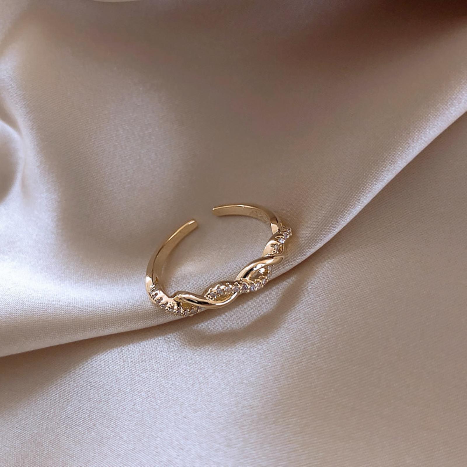 Разомкнутое кольцо Модное кольцо Кольцо