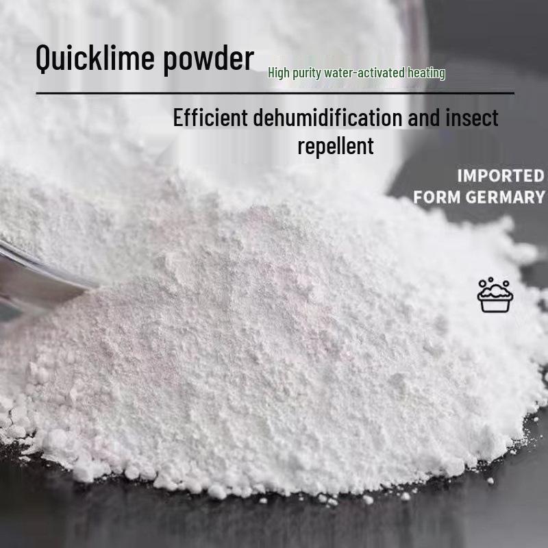 

Вапняний порошок від комах для сільськогосподарського використання, контролю вологості в приміщеннях, дезінфекції ґрунту та очищення води Quicklime Powder 1 lb