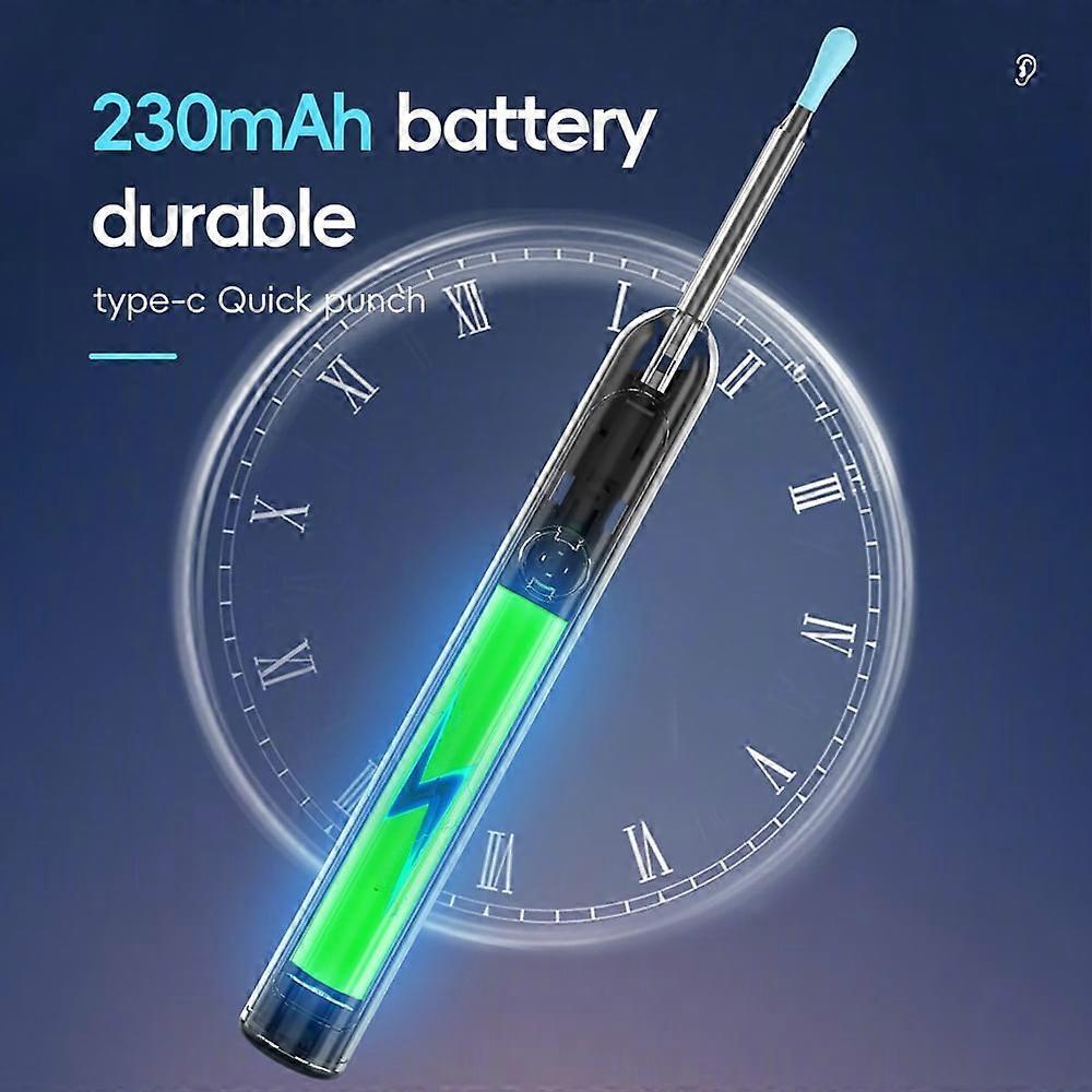 Ear Wax Removal Tool Ear Cleaner with Camera,HD Smart Visual Ear Wax Remove Kits with 9 PCS,Ear Set for Adult Children Type-C Charging