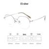Dr. Lori's Ultra-Light Semi-Rimless Pure Titanium Eyeglass Frames for Myopia with Danyang Lens Fitting
