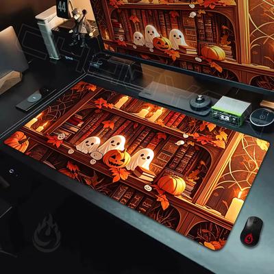 Halloweenthemed Study Mouse Pad Large Computer Office Game Table Mats Rubber Antislip Xxl Mouse Mat Hdp Long Desk Pads