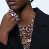 Swarovski Anillos chapados en rodio para mujer