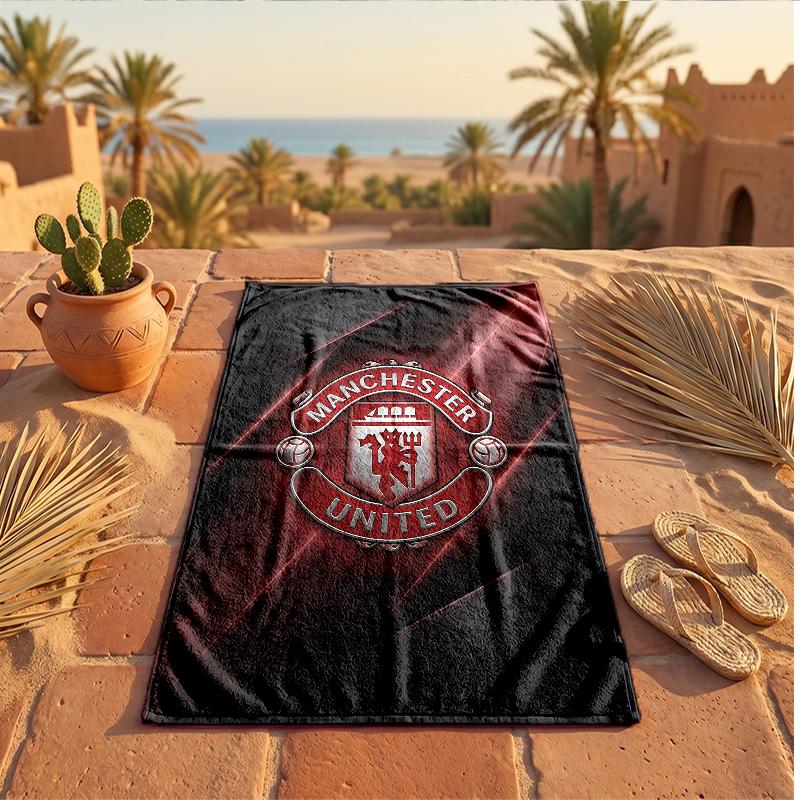 Asciugamano da Spiaggia in Microfibra Manchester United FC Asciugatura Rapida Assorbente Grande Asciugamano per Spiaggia Nuoto Viaggio