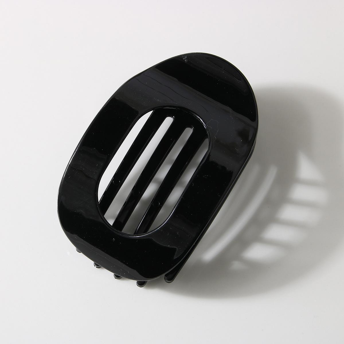 

Плоская овальная заколка-уточка для волос, зажим для затылка, сильный захват, простая заколка, аксессуары для волос 1PCS