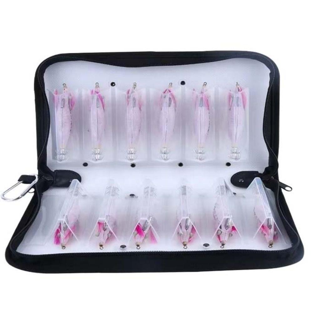 Storage Wallet Squid Jig Storage Box Waterproof Lure Storage Case Hard Lure Bag  Fishing Tackle