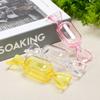 10Pcs/Set Mini Plastic Transparent Candy Box Cute Candy-Shaped Storage Container For Wedding Baby Shower Party Decoration