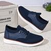 Spring and Autumn New Men's Breathable Casual Shoes Mesh Sneakers Soft Bottom Comfortable Anti-Lightweight Slip One Pedal Dad Shoes