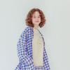 Sunday Lounge Women S Blue Water Check Robe Swjjagn0029