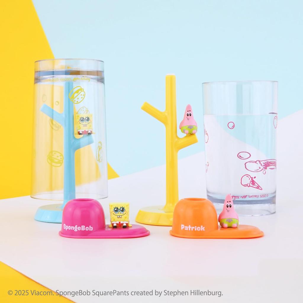 Hashy Top-in Gargle Cup & Stand, SpongeBob SquarePants SB-3560