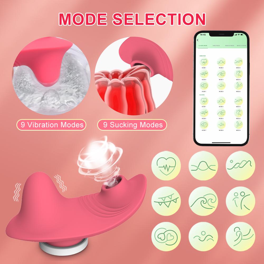 Clitoral Sucker Clit Vacuum Stimulator Vagina Sucking Vibrator Sex Toys Bluetooth APP Vibrator for Women Couples Adult Goods