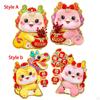 2 Pieces Year Door Sticker Traditional Chinese Decoration Decals for Living Room