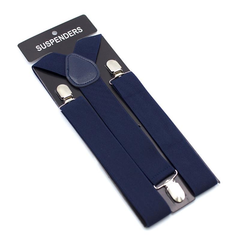 Bretelles réglables de 3,5 cm avec clips antidérapants Design rétro en Y Élastique extensible Pour hommes et femmes