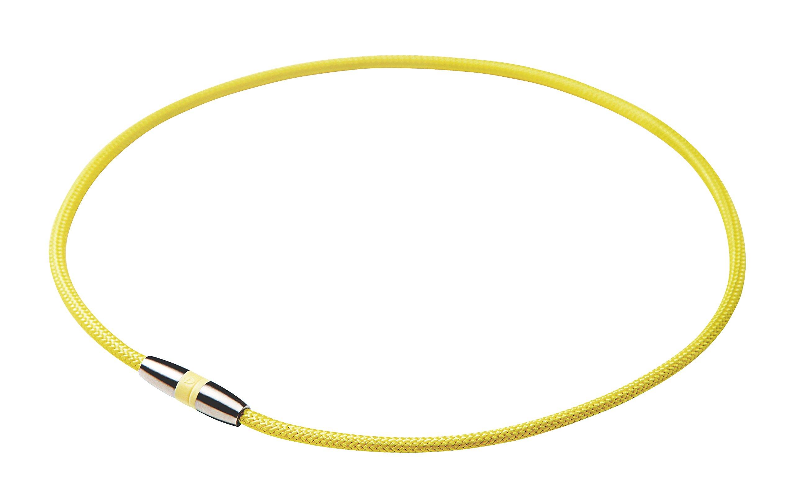 

phiten necklace RAKUWA magnetic titanium necklace yellow 45cm жовтий
