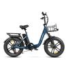 Samebike C05 PRO - Elektrofahrrad - Motor 250W - Batterie 36V 13Ah - Reichweite 70KM - Max. 25KM/H - Räder 20" - Dunkelblau