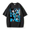 Japanese Anime Blue Lock T Shirts Men Women Clothing Short Sleeve T-shirt Cotton T-shirts High Quality Streetwear