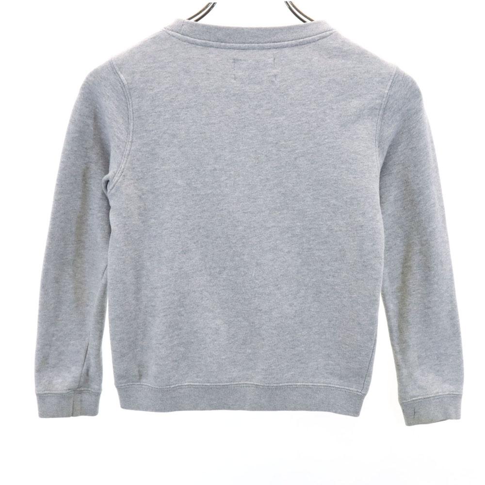 ACNE Print Long sleeve sweat trainer 6 gray Kid's Used