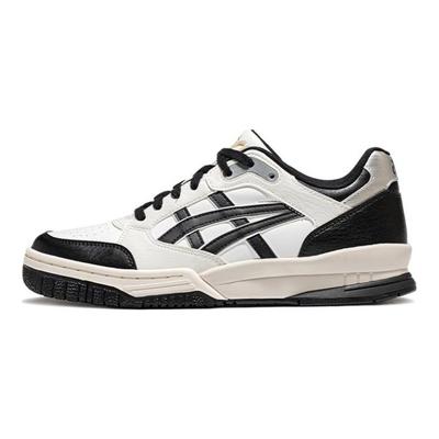 Gel-Spotlyte Low Synthetic Leather Versatile Comfortable Simple Low-Top Skate Shoes Unisex Sneakers Black White 1203A505-100