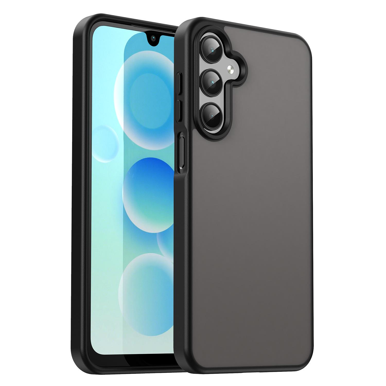 Samsung Galaxy A35 Phone Case, Matte Shockproof Phone Case Cover for Samsung Galaxy A35 чёрный