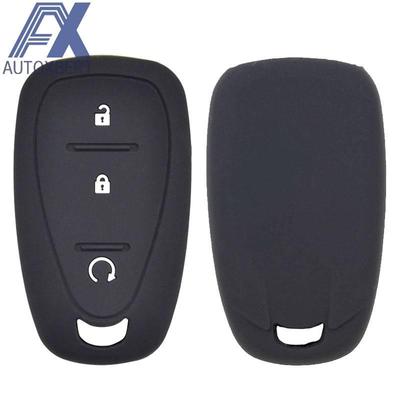 Silikon-Schlüsseletui mit 3 Tasten für Chevrolet Spark Equinox Cruze Trax Malibu Verano Traverse 2016–2018