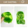 Colored Bob Synthetic Hair Wigs with Bangs for Women Halloween Costume Cosplay Party Use Black Green Purple Pink Blonde