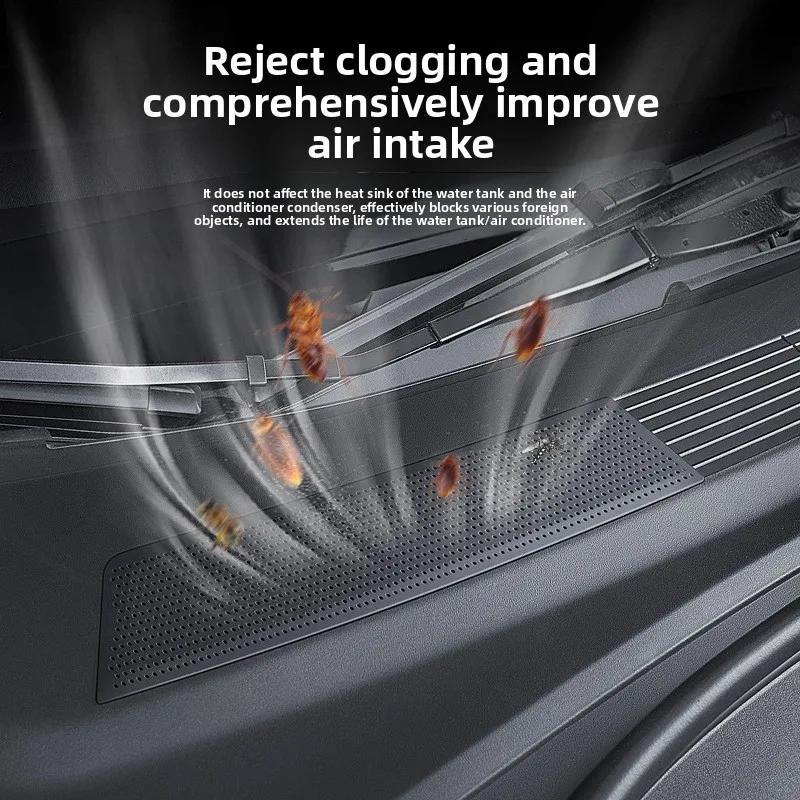 Car Sticker For Tesla Model 3 Highland 2025 2026 Cover Conditioning Inlet Mask Dust Cover Accessories Wholesale Car Modification