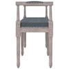 Dark Grey Velvet Bench 110 X 40 X 70 Cm